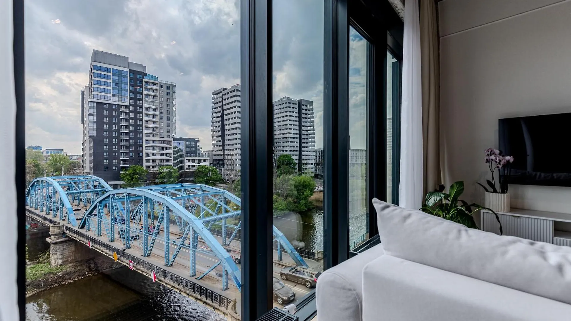 River Premium Apartment C Wrocław Lengyelország